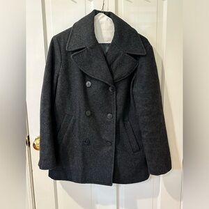 Small Wool Button Up Jacket